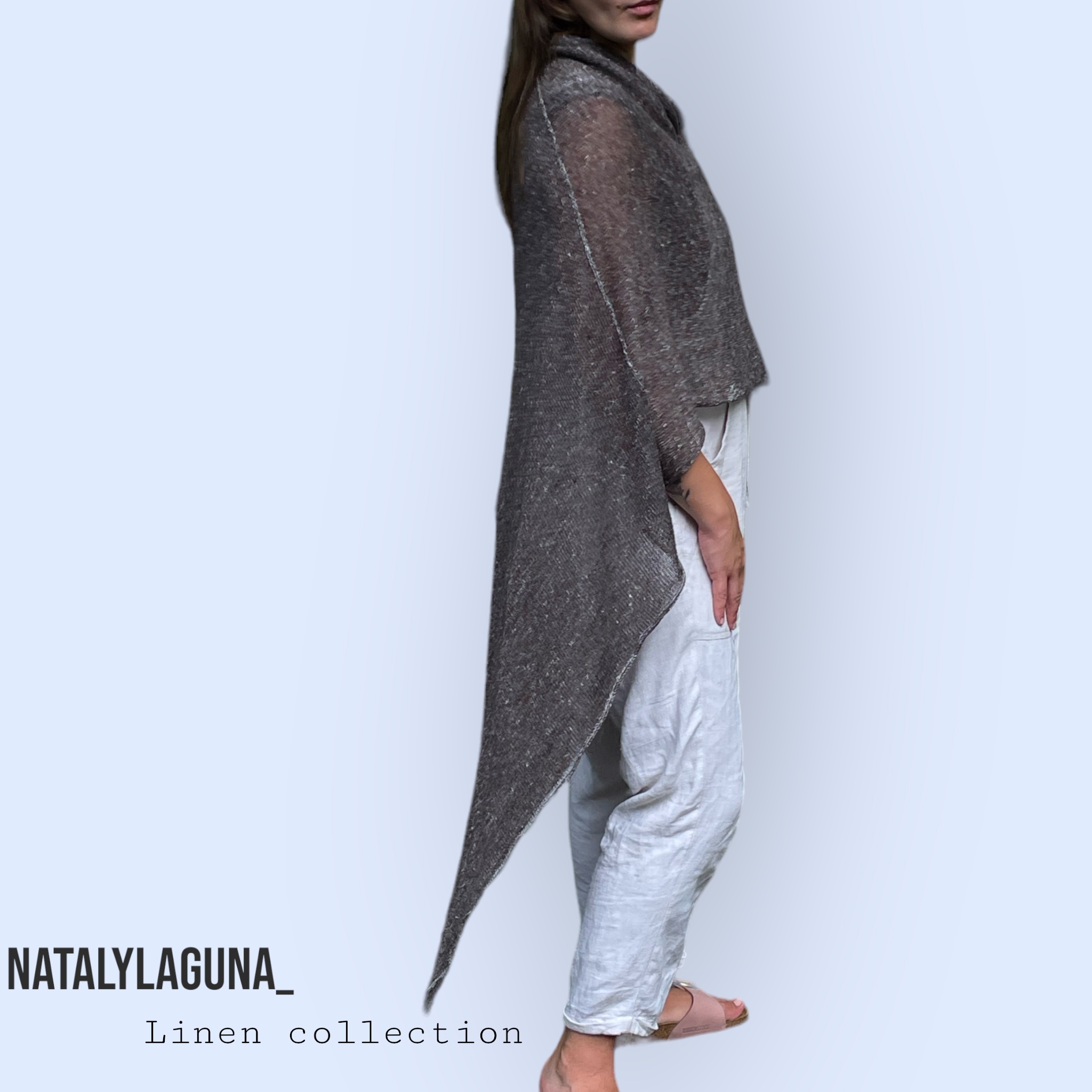 lightweight linen poncho shawl lightweight linen poncho shawl