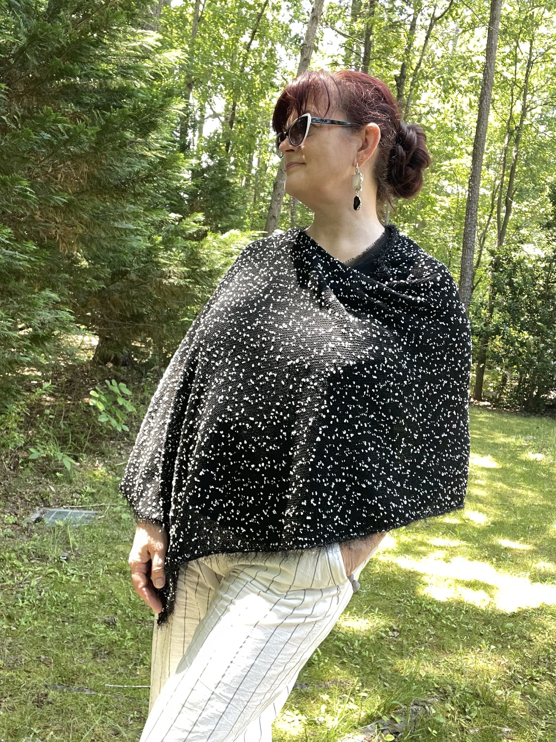 black lightweight poncho black lightweight poncho