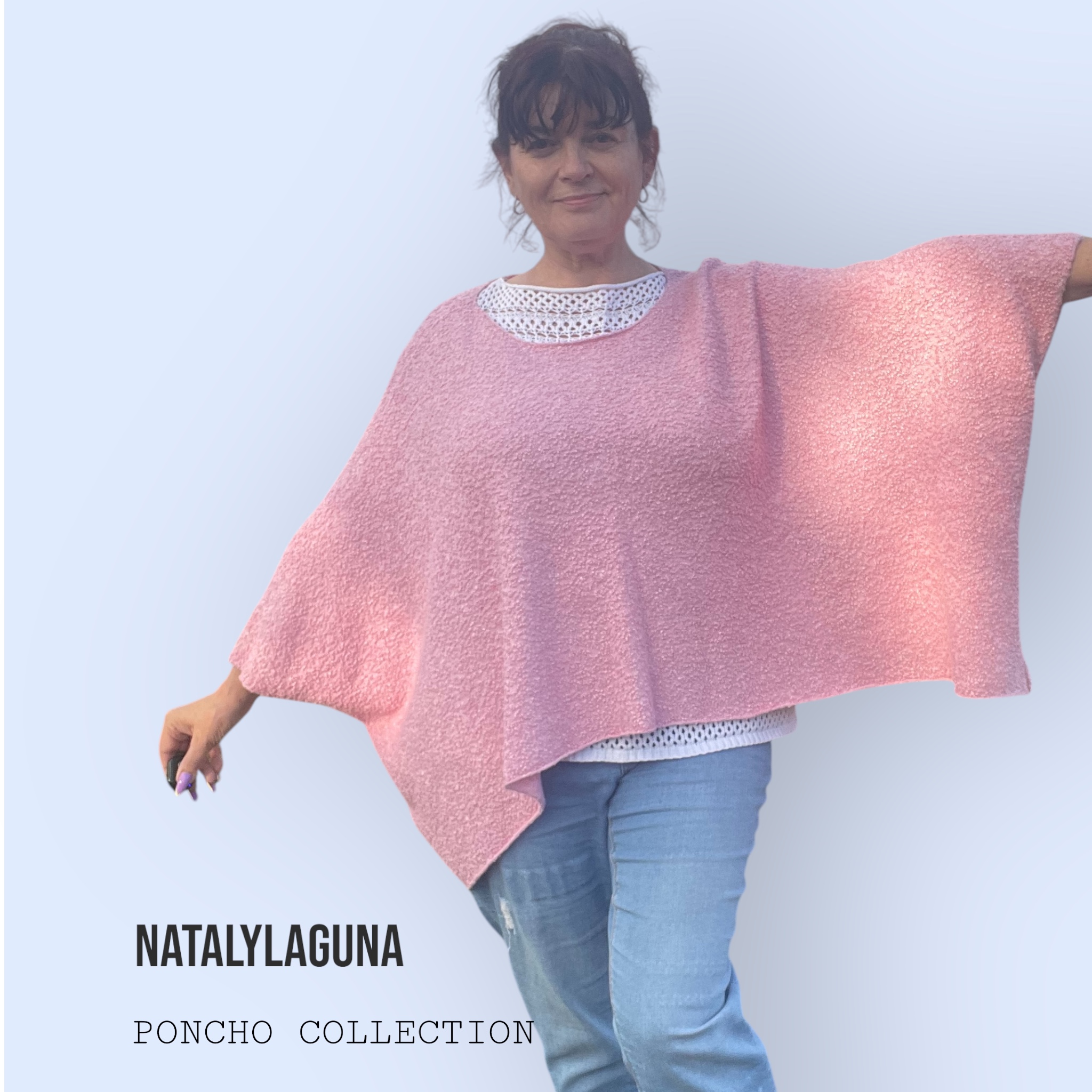 elegant pink poncho elegant pink poncho