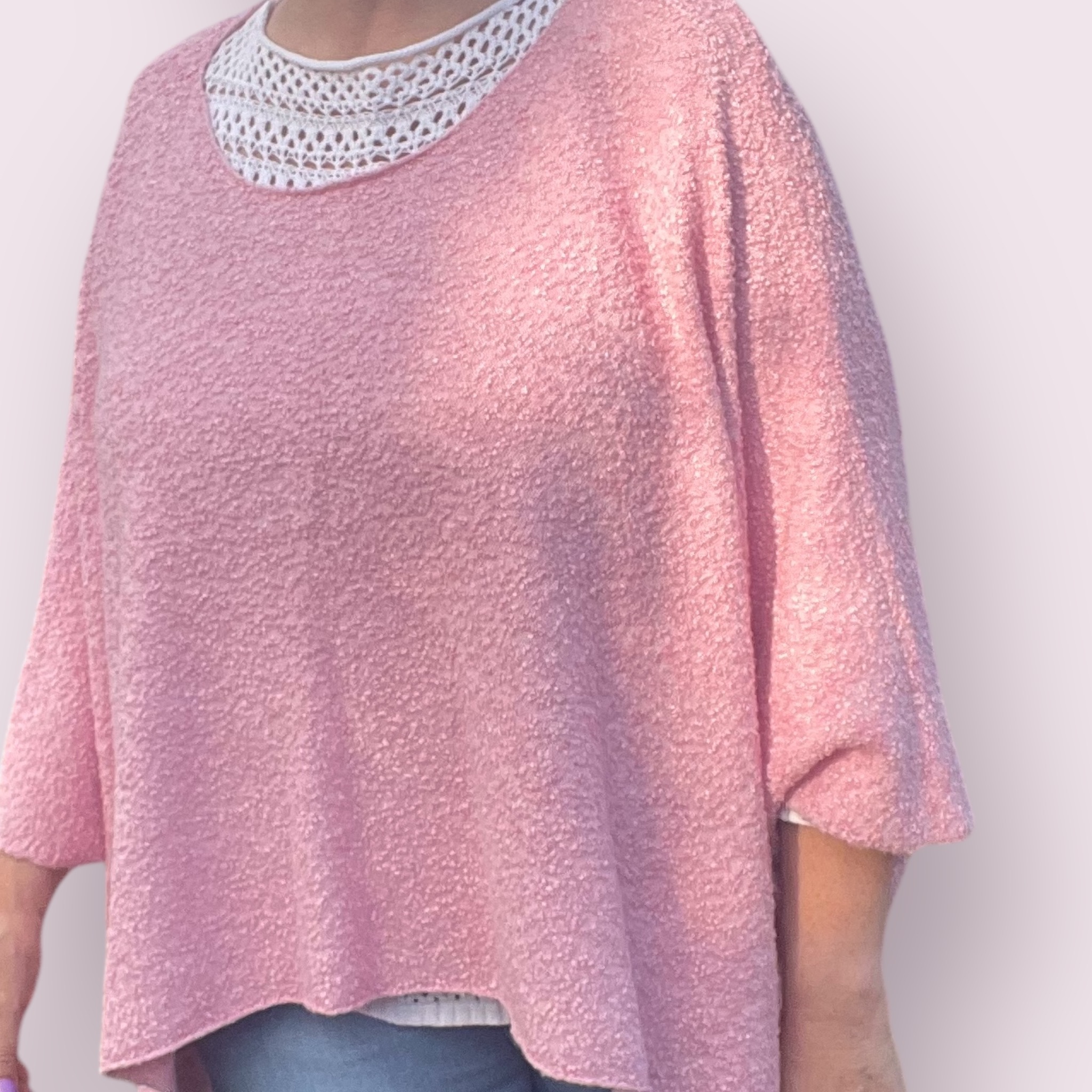 elegant pink poncho elegant pink poncho