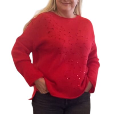 elegant sequin sweater for winter
