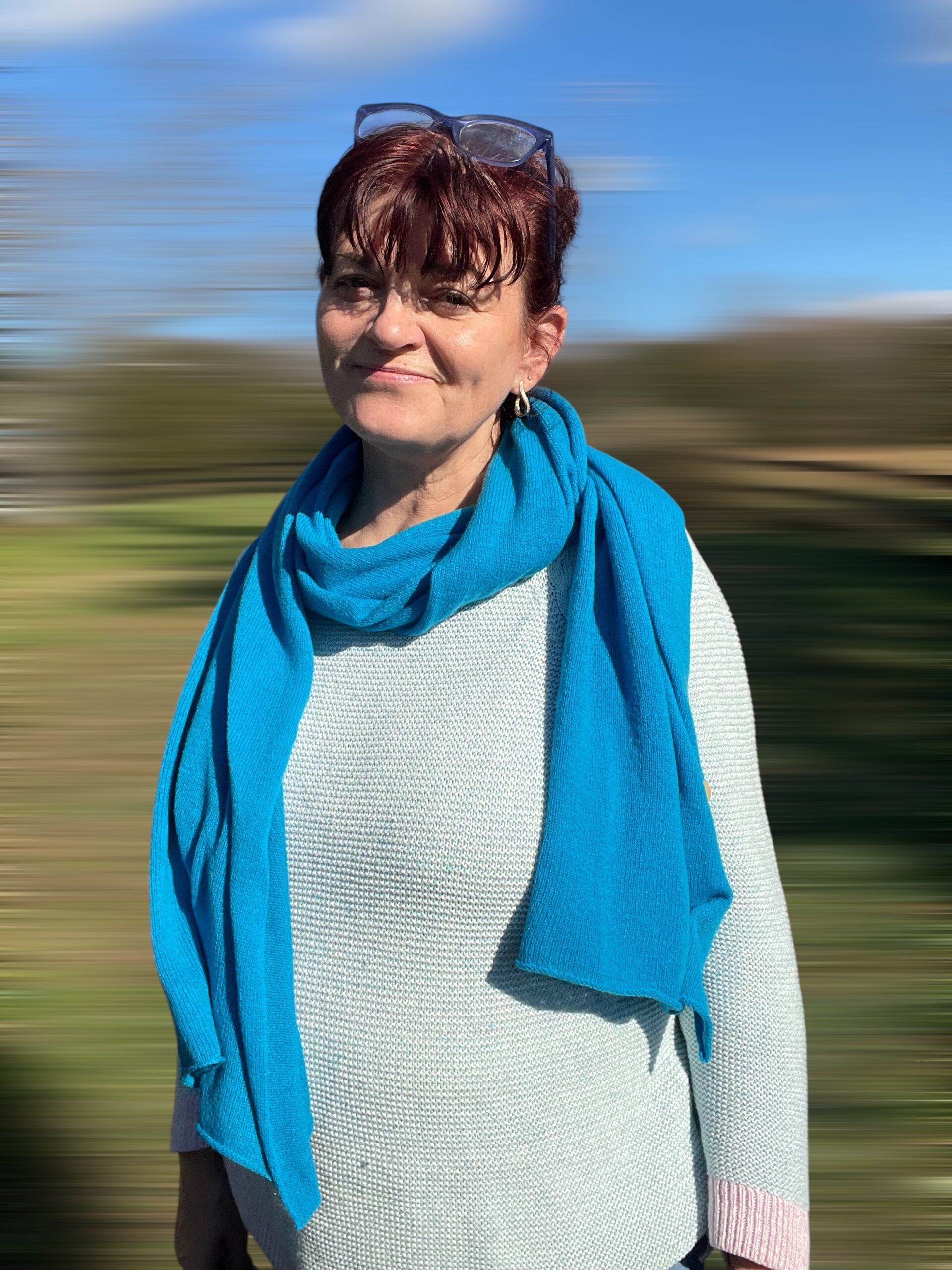 women's cashmere wool blend scarf shawl