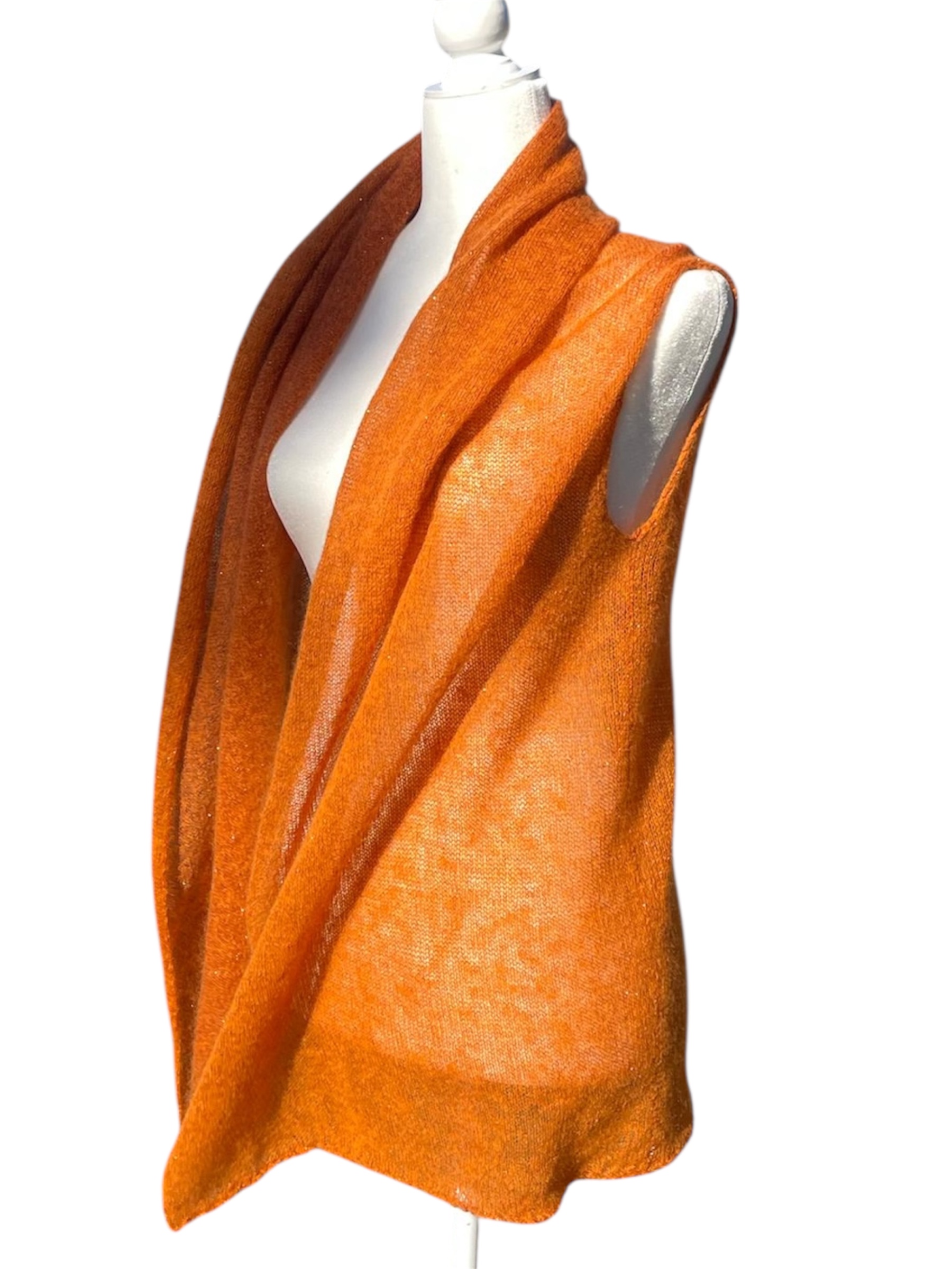 scarf vest construction method scarf vest construction method