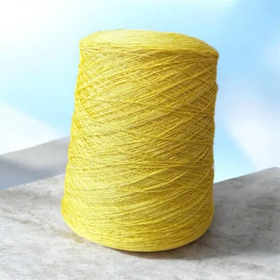 lemon cotton yarn